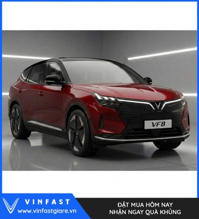 Vinfast VF8 2026 Màu Đỏ Nóc Đen Thế Hệ Mới Bảng Giá Lăn Bánh Khuyến Mại