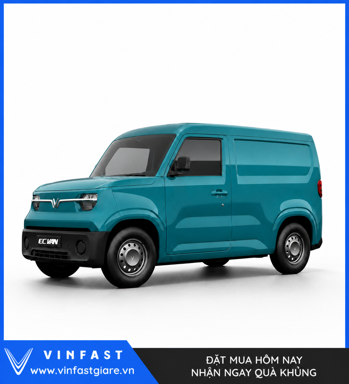 Vinfast EC Van Màu Xanh Ngọc Giá Lăn Bánh Thông Số Tính Năng