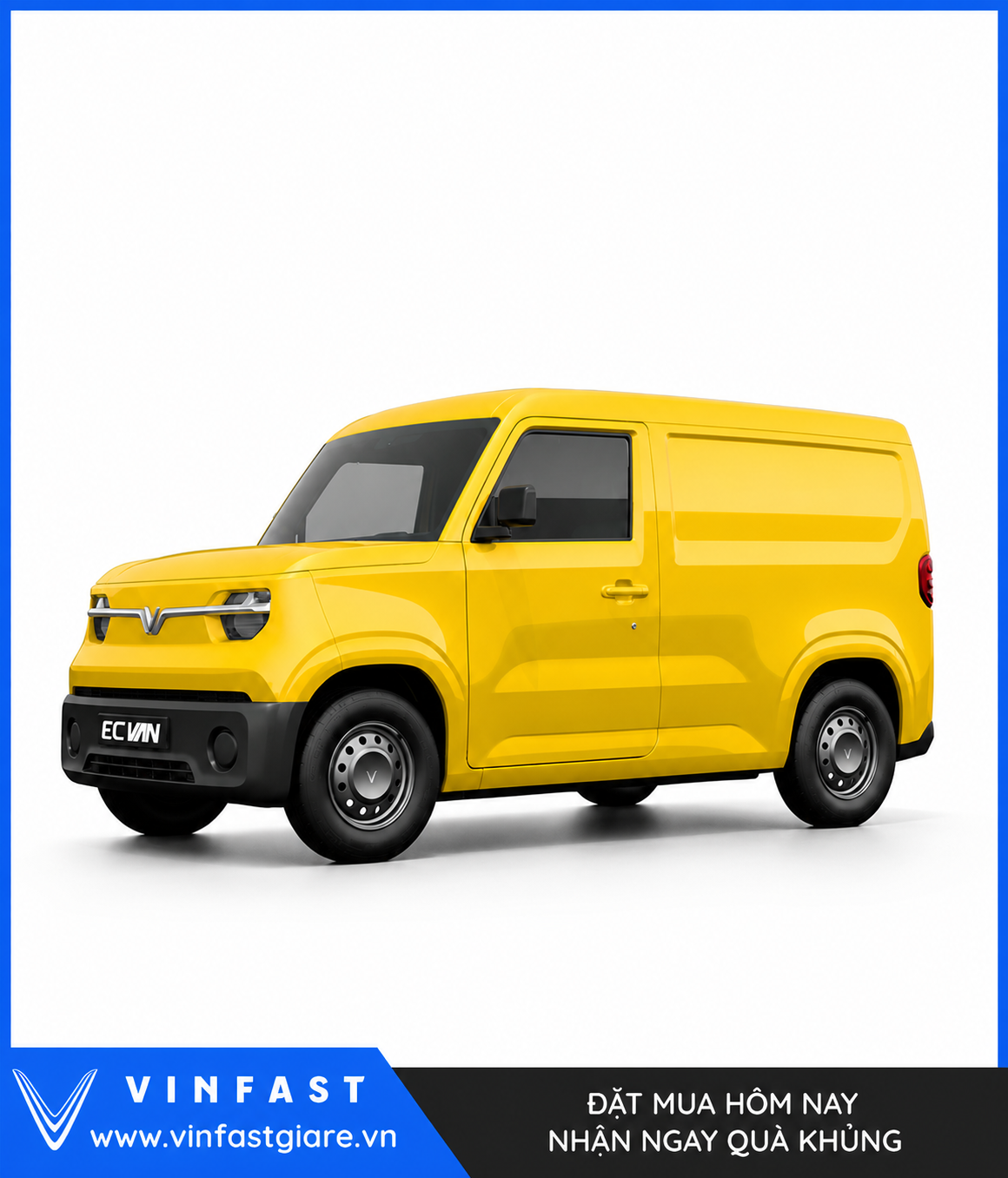 Vinfast EC Van Màu Vàng Giá Lăn Bánh Thông Số Tính Năng